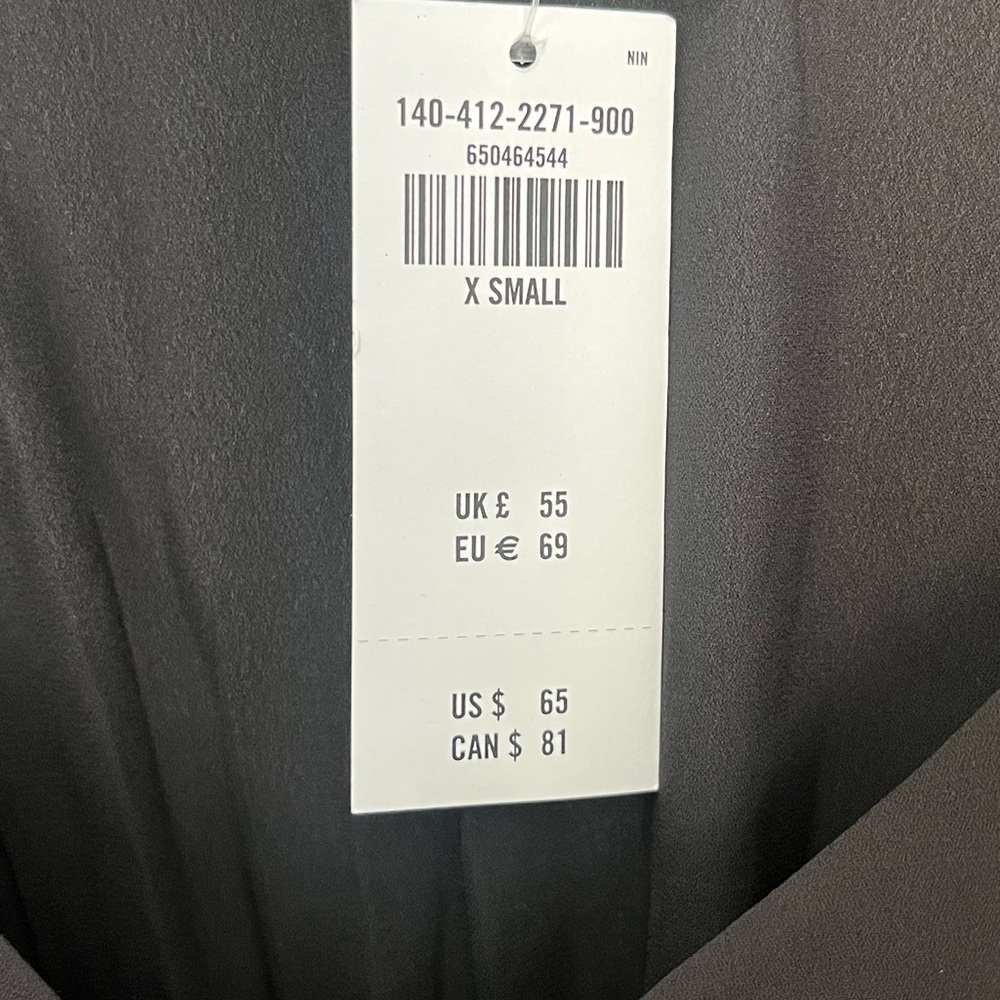 Black button up blouse - Picture 5 of 5